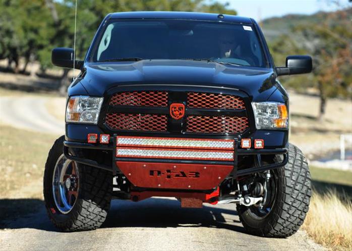 N-FAB Full Replacement R.S.P. Front Bumper 2009-18 Dodge Ram - Click Image to Close